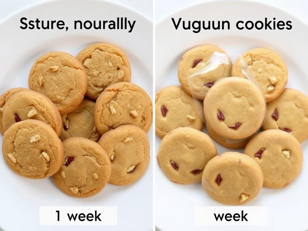 Confronto tra biscotti conservati normalmente e biscotti conservati sottovuoto dopo una settimana