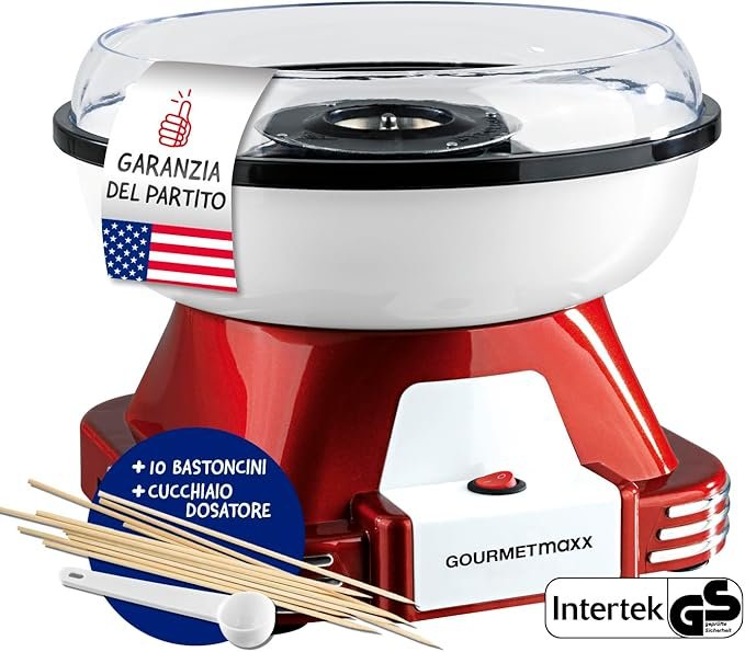 GOURMETmaxx Macchina per zucchero filato