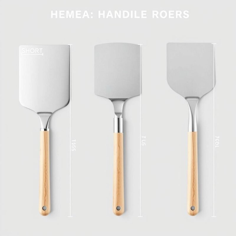 Confronto tra manici di diverse lunghezze per pale per pizza